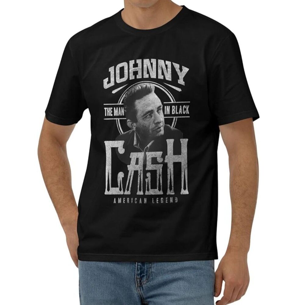 Johnny Cash “The man in Black” Short Sleeve T-Shirt | Small